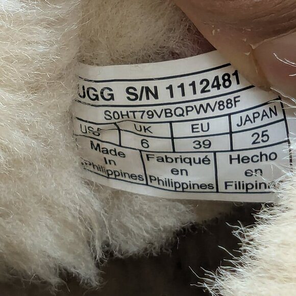 UGG Bailey Zip Mini Retro Fleece Women's Boots Chestnut 1112481-CHE Size 8 - Picture 7 of 10